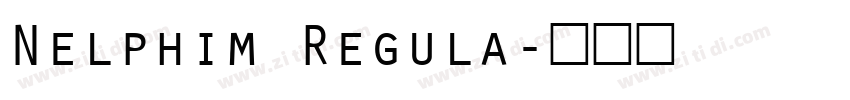 Nelphim Regula字体转换